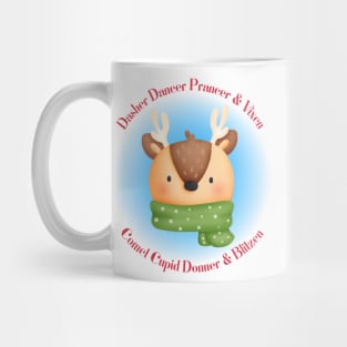 Cute Funny Reindeer Mug